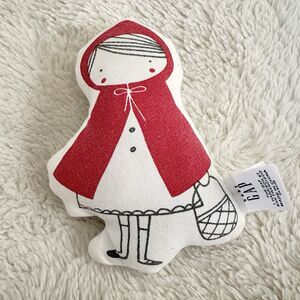 Baby Gap Red Riding Hood Soft Plush Rattle Stuffed Baby Toy Fairy Tale